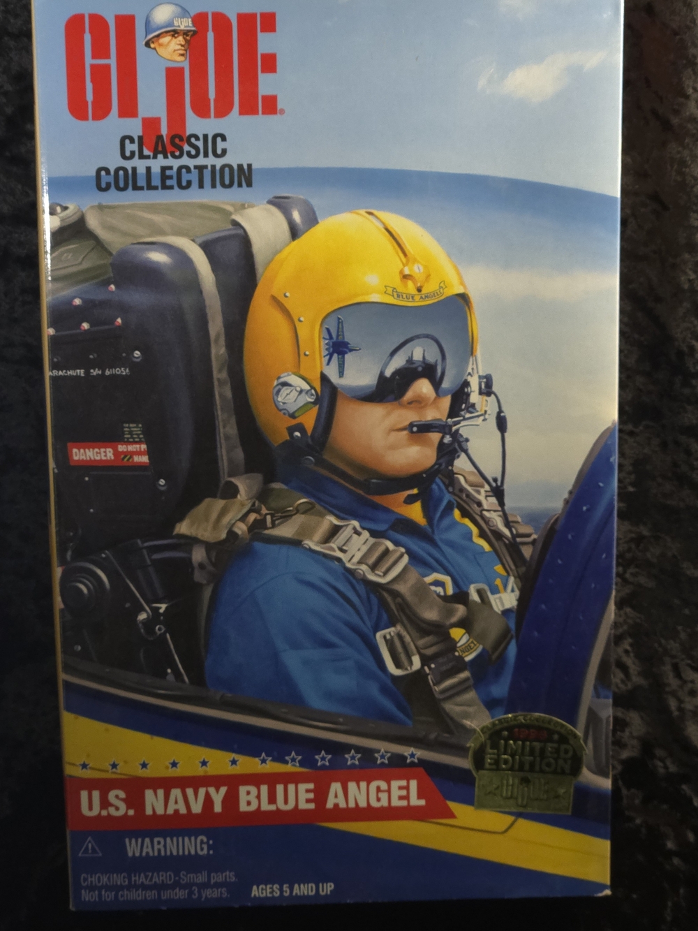 MIB Vintage 1997 GI Joe US Navy Blue Angel Pilot Figure 81426 12"